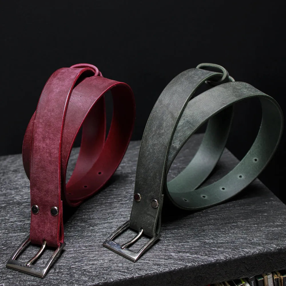 Pas ze skóry Maya 3,5-4mm, 130-140cm, 33/38mm - Bordeaux – CraftPoint