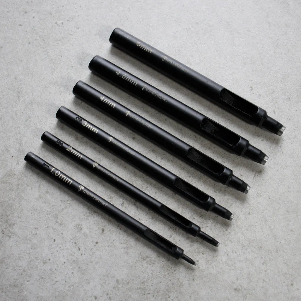Zestaw wybijaków otworów okrągłych 1-5mm CraftPoint – CraftPoint