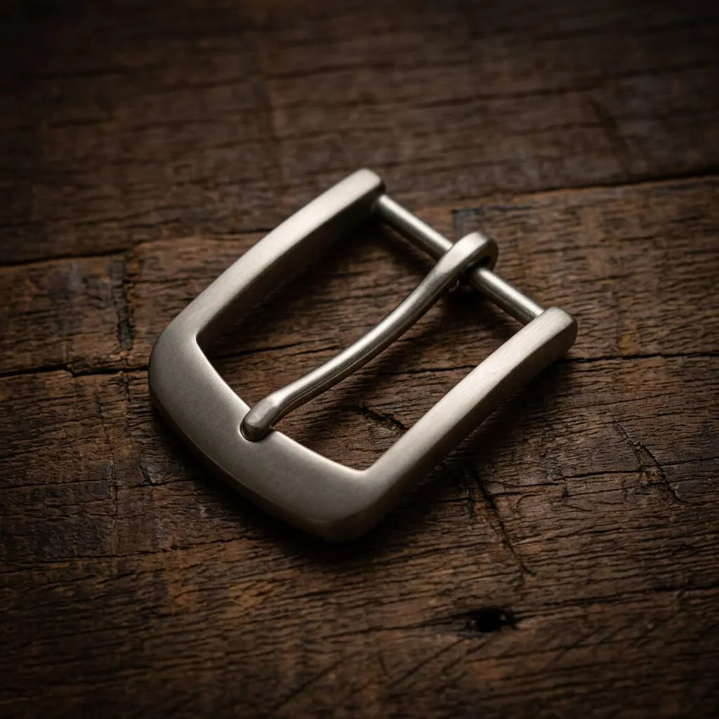 Klamra do paska ze stali nierdzewnej 40 mm – szczotkowana – CraftPoint