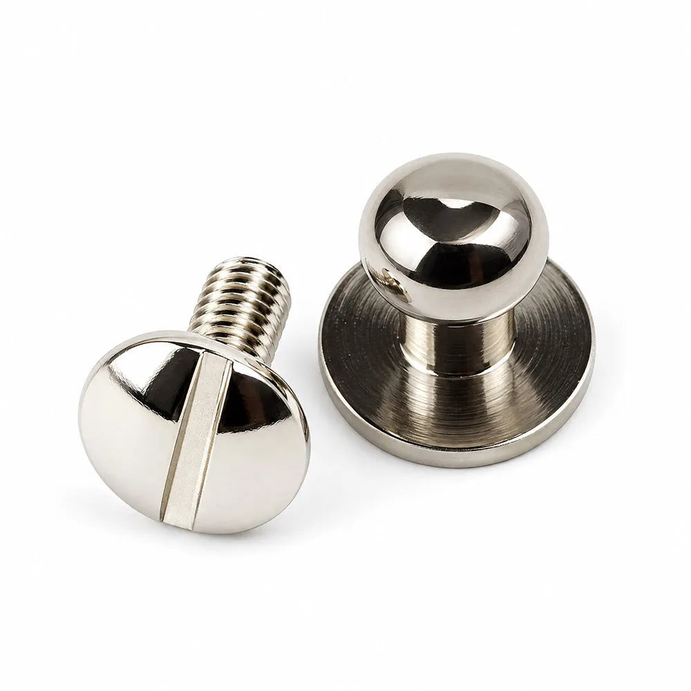 Knopiki kaletnicze 6 mm - srebrny – CraftPoint