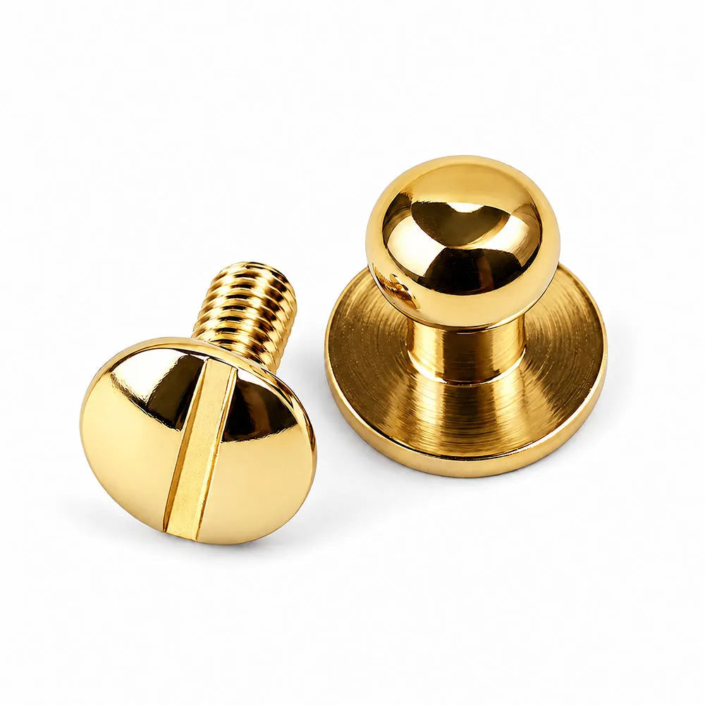 Knopiki kaletnicze 6 mm - złoty – CraftPoint