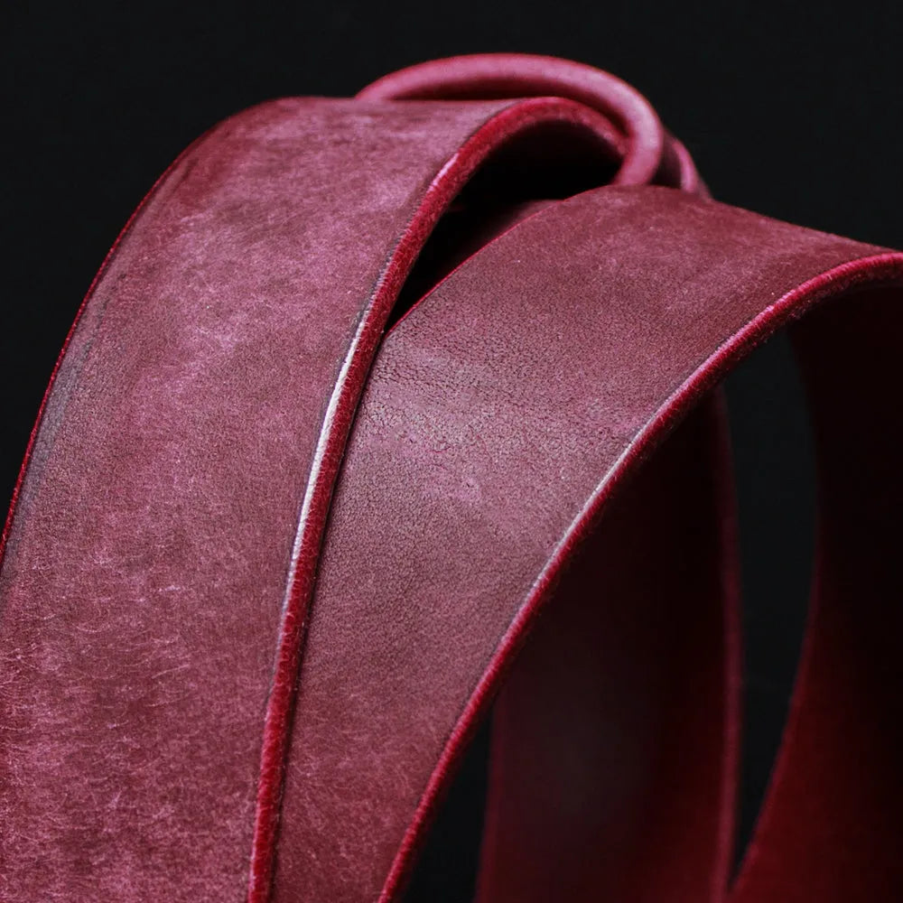 Pas ze skóry Maya 3,5-4mm, 130-140cm, 33/38mm - Bordeaux – CraftPoint