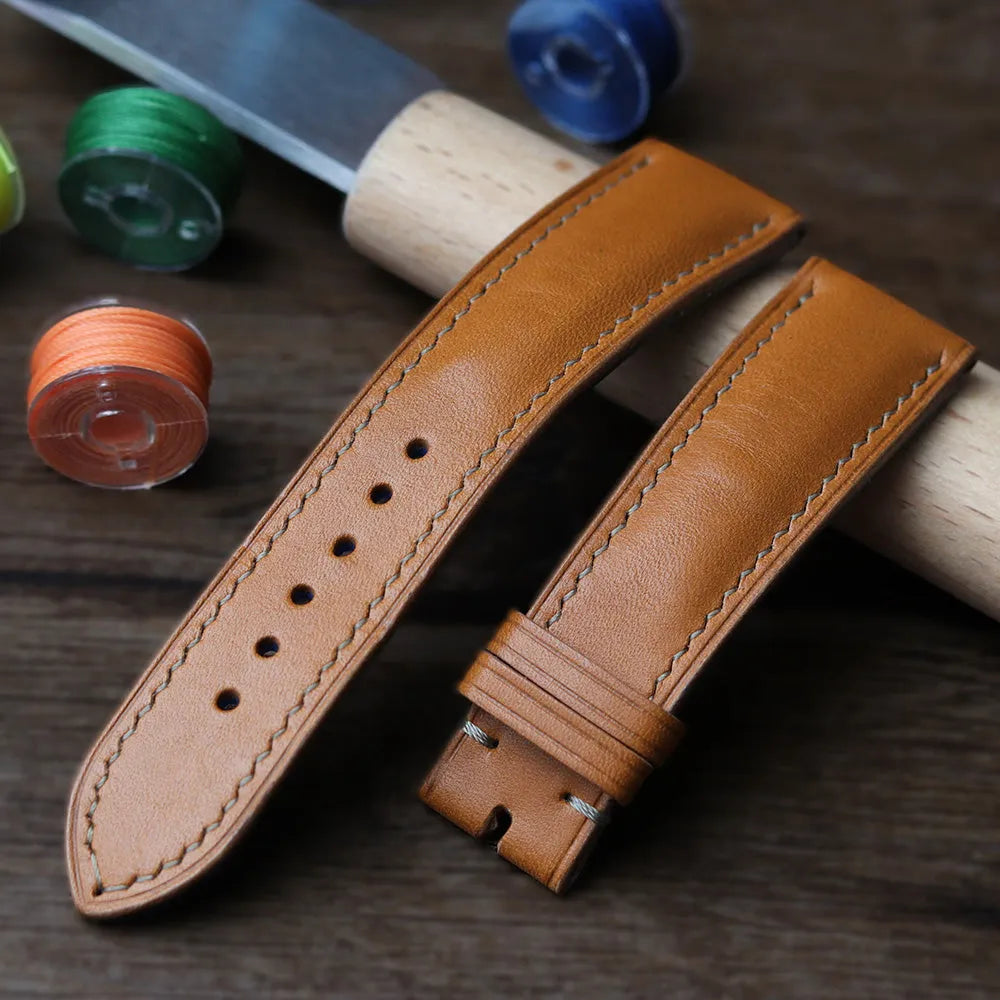 Skóra bydlęca 1.2 mm na paski do zegarka - Whisky – CraftPoint