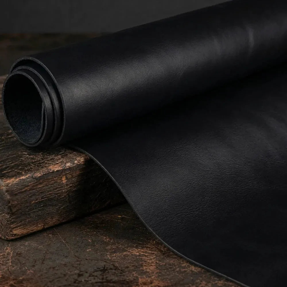 Skóra bydlęca licowa czarna 3.0 - 3.5 mm – CraftPoint