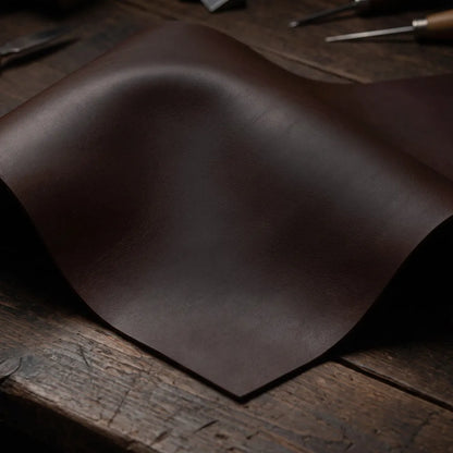 Skóra naturalna Nappa - 1,2mm - garbowana chromowo - ciemny brąz – CraftPoint