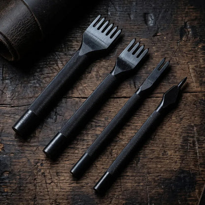 Wybijaki do otworów pod szew 4mm - zestaw 4 sztuk – CraftPoint